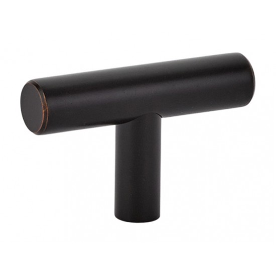 Emtek Solid Brass 2" Bar Knob (Oil Rubbed Bronze)