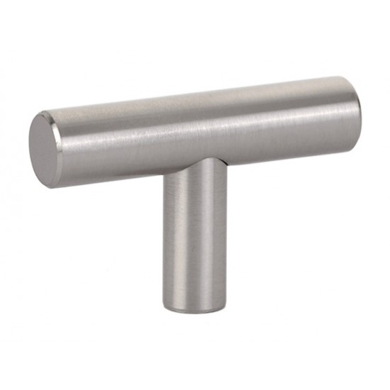 Emtek Solid Brass 2" Bar Knob (Satin Nickel)