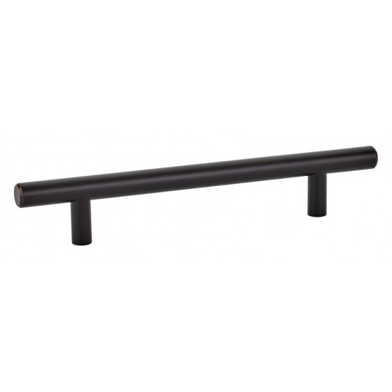 Emtek Solid Brass 5" (128mm) Center-to-Center Cabinet Bar Pull - 7-1/2" Overall Length (Oil Rubbed Bronze)