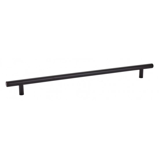 Emtek Solid Brass 12" Center-to-Center Cabinet Bar Pull - 14-1/2" Overall Length (Oil Rubbed Bronze)