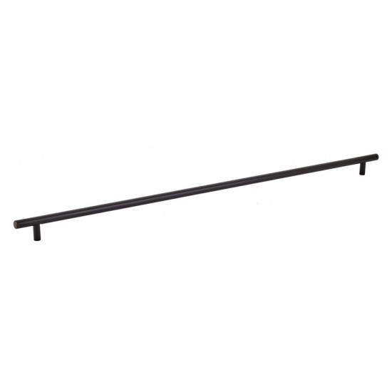 Emtek Solid Brass 24" Center-to-Center Cabinet Bar Pull - 26-1/2" Overall Length (Oil Rubbed Bronze)