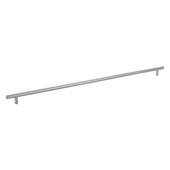 Emtek Solid Brass 24" c.c. Cabinet Bar Pull - 26-1/2" Overall Length (Satin Nickel)