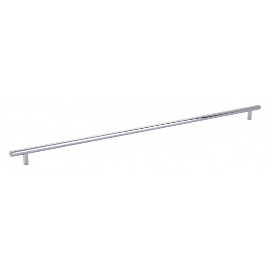 Emtek Solid Brass 24" c.c. Cabinet Bar Pull - 26-1/2" Overall Length (Polished Chrome)