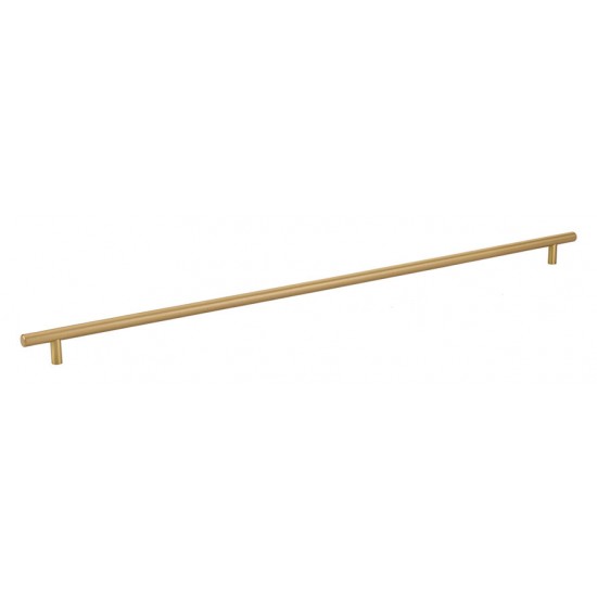 Emtek Solid Brass 24" c.c. Cabinet Bar Pull - 26-1/2" Overall Length (Satin Brass)