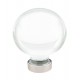 Emtek 1-1/4" Bristol Glass Cabinet Knob - (Polished Nickel)