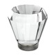 Emtek 1-3/4" Brookmont Glass Cabinet Knob - (Pewter)