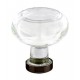 Emtek 1-1/4" Georgetown Glass Cabinet Knob - (Oil Rubbed Bronze)