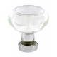 Emtek 1-1/4" Georgetown Glass Cabinet Knob - (Polished Chrome)