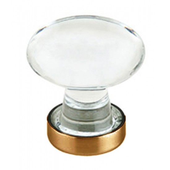 Emtek 1-3/4" Hampton Glass Cabinet Knob - (French Antique)