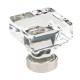 Emtek 1-3/8" Lido Glass Cabinet Knob - (Polished Chrome)