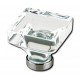 Emtek 1-3/8" Lido Crystal Cabinet Knob - (Pewter)