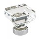 Emtek 1-5/8" Lido Glass Cabinet Knob - (Polished Chrome)