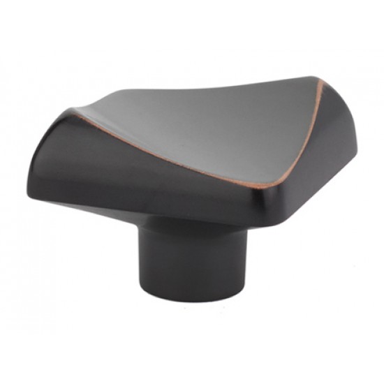 Emtek Curvilinear 1-1/4" Bezier Knob (Oil Rubbed Bronze)