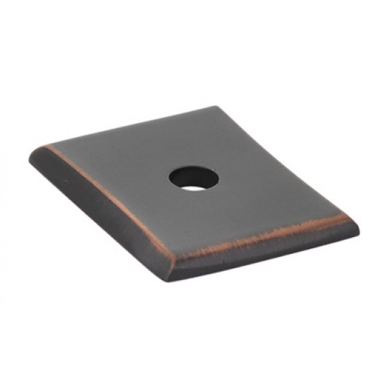 Emtek Curvilinear 1-1/4" Neos Back Plate for Knob (Oil Rubbed Bronze)