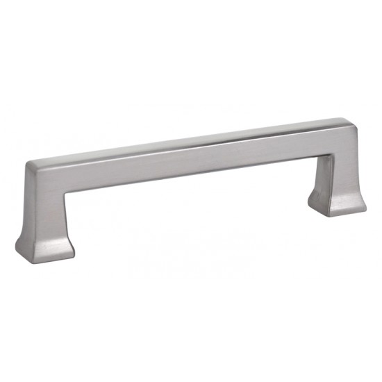 Emtek Art Deco 4" Center-to-Center Alexander Cabinet Pull (Satin Nickel)