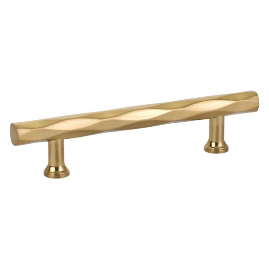 Emtek Art Deco 4" Center-to-Center Tribeca Cabinet Pull (Satin Brass)