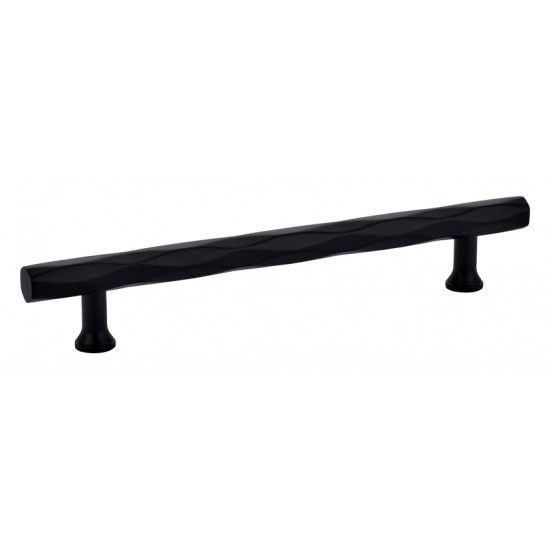 Emtek Art Deco 6" Center-to-Center Tribeca Cabinet Pull (Flat Black)