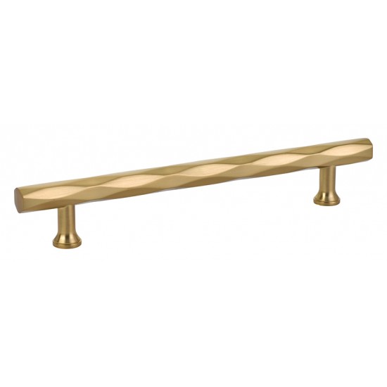 Emtek Art Deco 6" Center-to-Center Tribeca Cabinet Pull (Satin Brass)