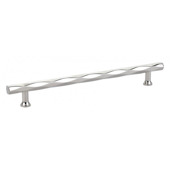 Emtek Art Deco 8" Center-to-Center Tribeca Cabinet Pull (Polished Nickel)