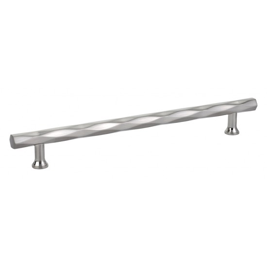 Emtek Art Deco 8" Center-to-Center Tribeca Cabinet Pull (Satin Nickel)