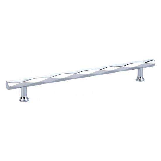 Emtek Art Deco 8" Center-to-Center Tribeca Cabinet Pull (Polished Chrome)