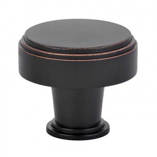 Emtek Art Deco 1-5/8" Newport Cabinet Knob (Oil Rubbed Bronze)