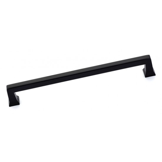 Emtek Art Deco 12" Center-to-Center Alexander Appliance Pull (Flat Black)