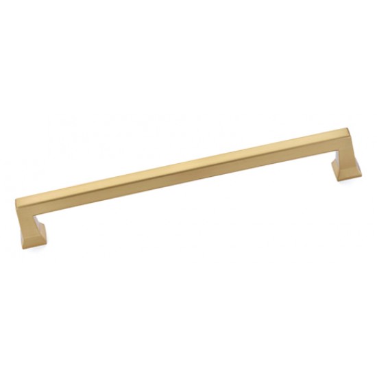 Emtek Art Deco 12" Center-to-Center Alexander Appliance Pull (Satin Brass)