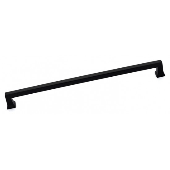 Emtek Art Deco 18" Center-to-Center Alexander Appliance Pull (Flat Black)