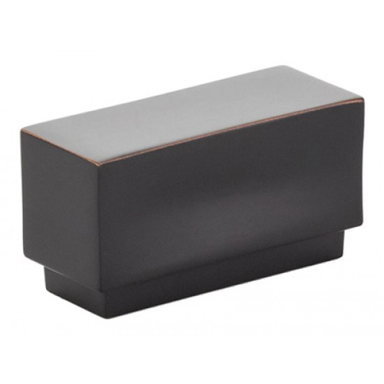 Emtek Urban Modern 1" Center-to-Center Cinder Cabinet Knob (Oil Rubbed Bronze)