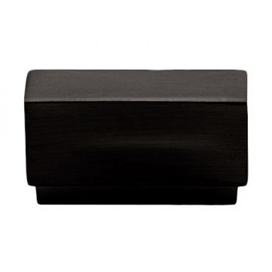 Emtek Urban Modern 1" Center-to-Center Cinder Cabinet Knob (Flat Black)