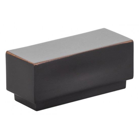 Emtek Urban Modern 1" Center-to-Center Cinder Cabinet Knob (Oil Rubbed Bronze)