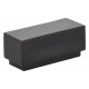 Emtek Urban Modern 1" c.c. Cinder Cabinet Knob (Flat Black)