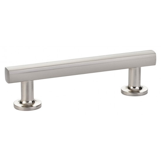 Emtek Urban Modern 4" Center-to-Center Freestone Cabinet Pull (Satin Nickel)