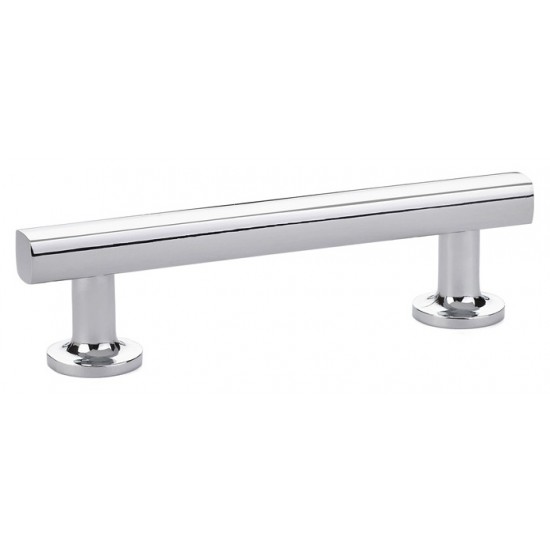 Emtek Urban Modern 3-1/2" Center-to-Center Freestone Cabinet Pull (Polished Chrome)