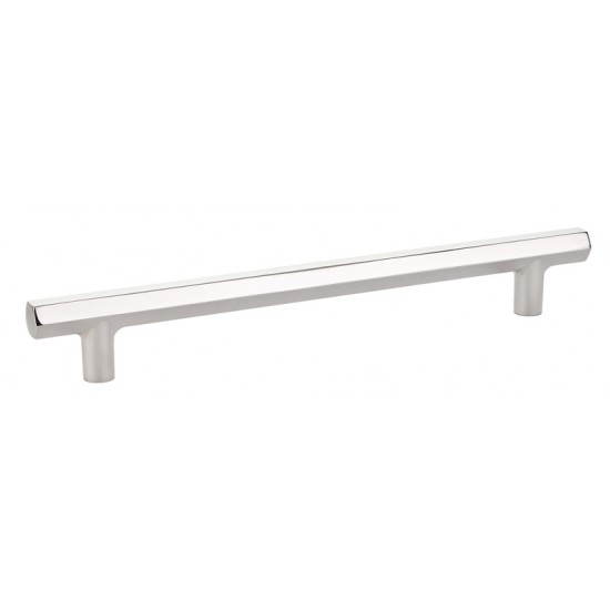 Emtek Urban Modern 8" Center-to-Center Hex Cabinet Pull (Polished Nickel)