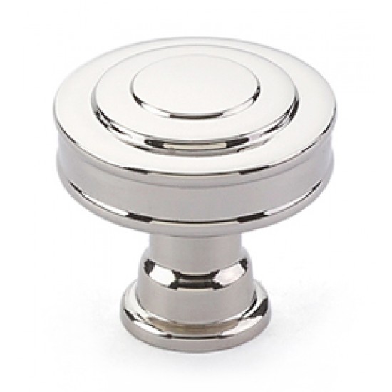 Emtek Transitional Heritage 1-1/4" Glendon Cabinet Knob (Polished Nickel)