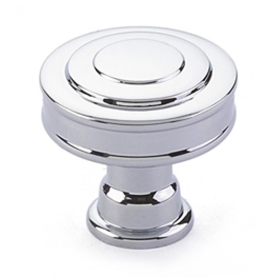 Emtek Transitional Heritage 1-1/4" Glendon Cabinet Knob (Polished Chrome)