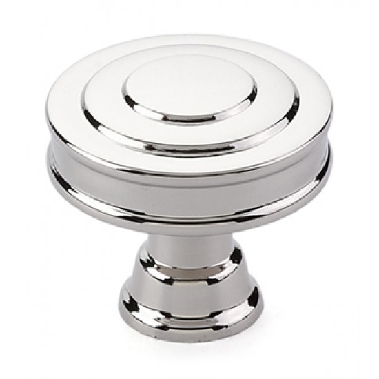 Emtek Transitional Heritage 1-5/8" Glendon Cabinet Knob (Polished Nickel)