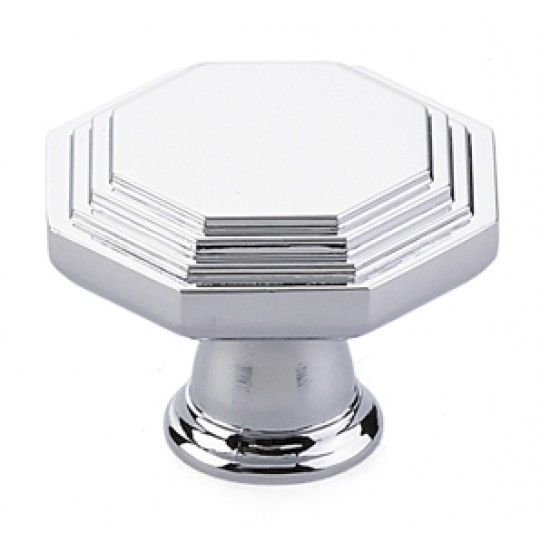 Emtek Transitional Heritage 1-3/4" Midvale Cabinet Knob (Polished Chrome)