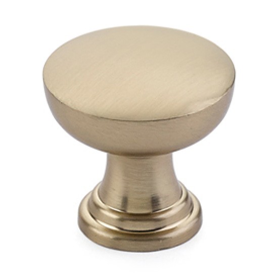 Emtek Transitional Heritage 1-1/4" Overland Cabinet Knob (Satin Brass)