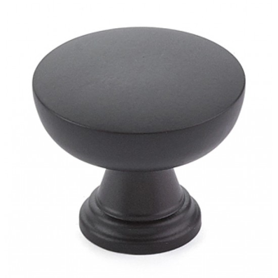 Emtek Transitional Heritage 1-3/4" Overland Cabinet Knob (Flat Black)