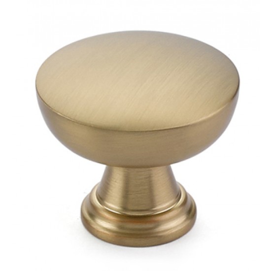 Emtek Transitional Heritage 1-3/4" Overland Cabinet Knob (Satin Brass)