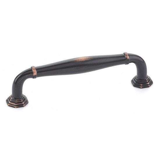 Emtek Transitional Heritage 4" Center-to-Center Blythe Cabinet Pull (Oil Rubbed Bronze)