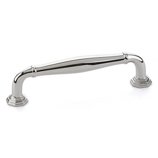 Emtek Transitional Heritage 4" c.c. Blythe Cabinet Pull (Polished Nickel)