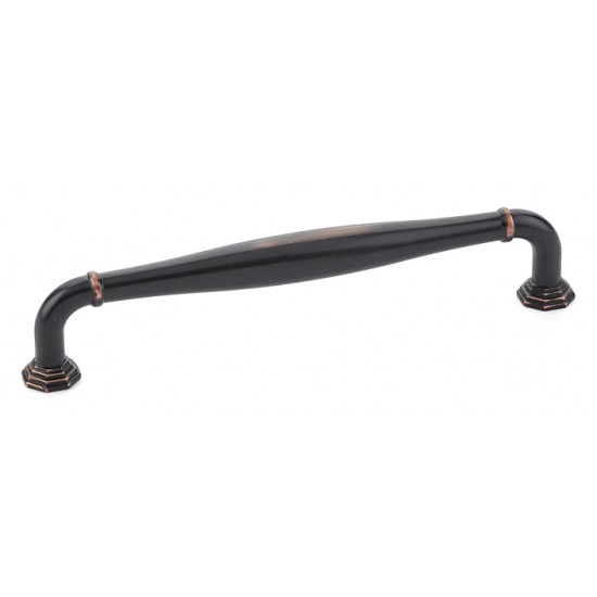 Emtek Transitional Heritage 6" Center-to-Center Blythe Cabinet Pull (Oil Rubbed Bronze)