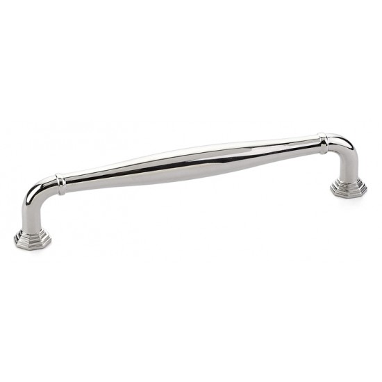 Emtek Transitional Heritage 6" c.c. Blythe Cabinet Pull (Polished Nickel)