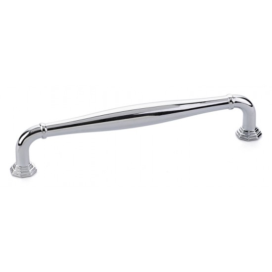 Emtek Transitional Heritage 6" Center-to-Center Blythe Cabinet Pull (Polished Chrome)