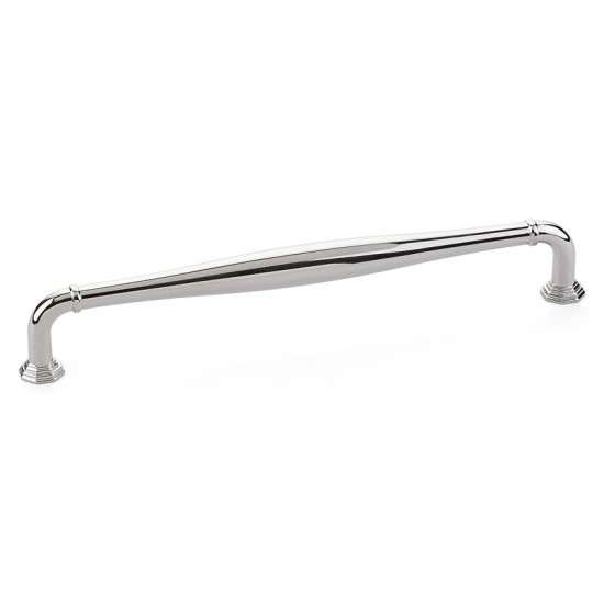 Emtek Transitional Heritage 8" Center-to-Center Blythe Cabinet Pull (Polished Nickel)