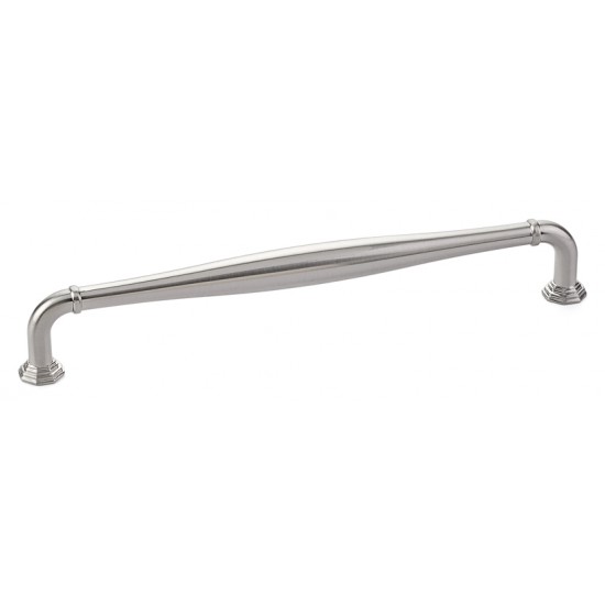 Emtek Transitional Heritage 8" Center-to-Center Blythe Cabinet Pull (Satin Nickel)